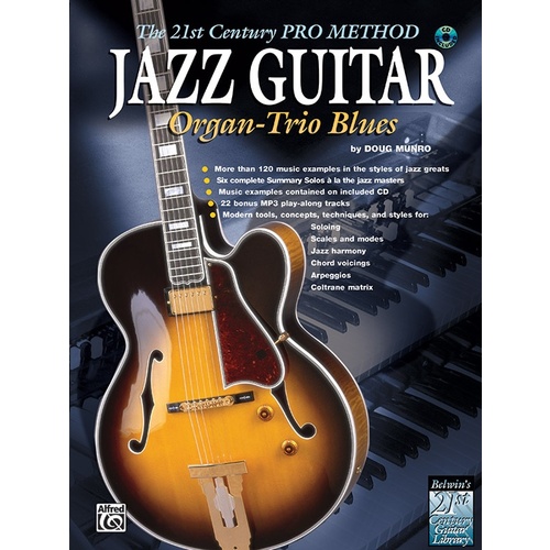 Jazz Guitar Organ Trio Blues Book/CD