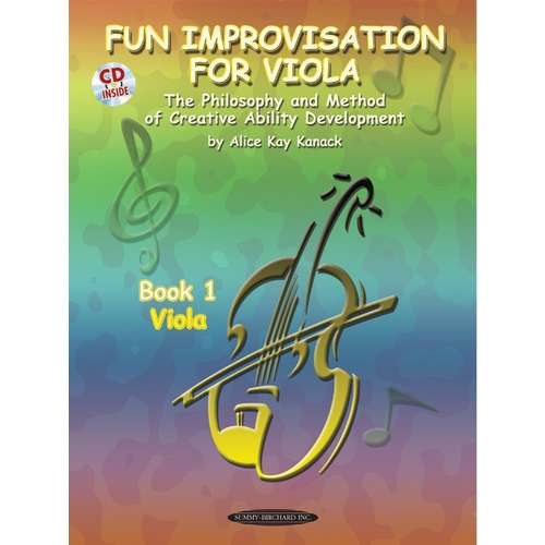 Fun Improvisation For Viola Book/CD