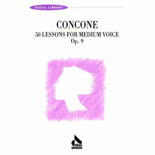50 Lessons Op. 9 for Medium Voice by Giuseppe Concone