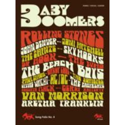 Baby Boomers PVG Sasha Song Folio No 4 - Piano, Vocal & Guitar