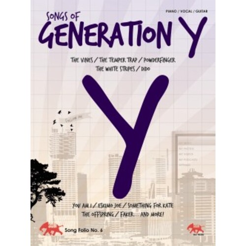 Songs of Generation Y - Sasha Song Folio No. 6 PVG