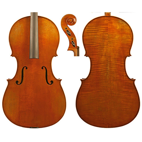 Makers II Cello - B Grade - 4/4 Handcrafted Instrument with Maple Back and Spruce Top