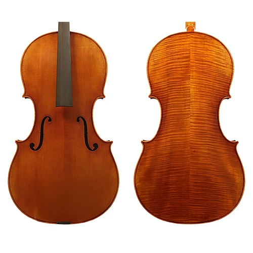 Raggetti Master Cello No.6.0 Garimberti - Solid Spruce Top, Flamed Maple Back, Ebony Fingerboard, Hand Varnished, Professional Instrument