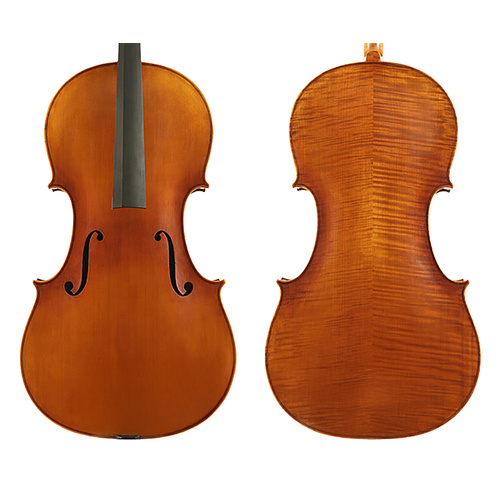 Raggetti Master Cello No.6.0 Rocca - Fine Grained Solid Spruce, Highly Flamed Solid Maple, Hand Varnished, Ebony Fingerboard, Instrument Only