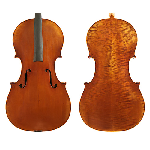Raggetti Master Cello No.6.0 1712 Davidov, Fine Grained Solid Spruce, Highly Flamed Solid Maple, Hand Varnished, Advanced Instrument