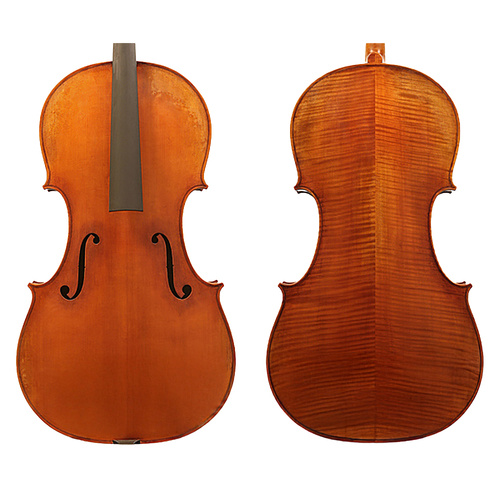 Raggetti Master Cello No.6.1 Rocca - Solid Spruce & Highly Flamed Maple, Hand Varnished, Advanced Instrument, Professional Quality