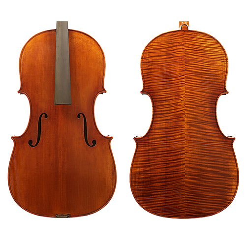 Peter Guan Master Cello No.7.0 Guadagnini - Solid Spruce & Flamed Maple, Hand Varnished, Ebony Fingerboard, Rosewood Pegs, Instrument Only