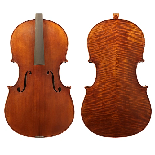 Peter Guan Master Cello No.7.0 Montagnana, Solid Spruce Top, Flamed Maple Back, Ebony Fingerboard, Oil Varnish, Instrument Only, China