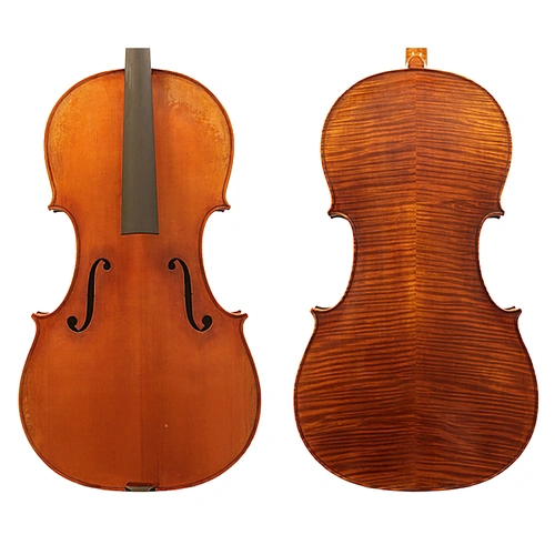 Peter Guan Master Cello No.7.0 Davidov - Fine Grained Solid Spruce, Highly Flamed Solid Maple, Oil Hand Varnished, China