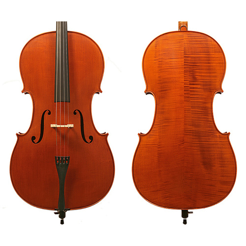 Vasile Gliga Professional Cello 4/4 - Spruce Top, Sycamore Maple Back, Ebony Fingerboard, Wittner Ultralight Tailpiece, Made in Romania