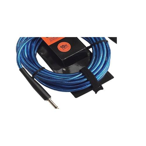 Armour GC10B Guitar 10Ft Transparent Blue