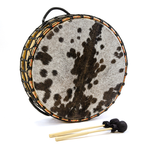 Shamanic Drum - 20in x 6in Ply Shell with Leather Skin