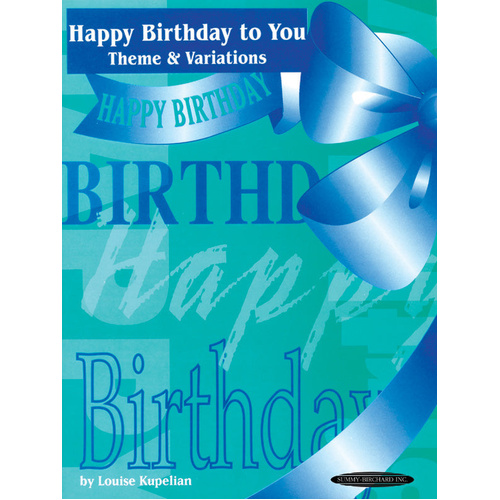 Theme & Variations on Happy Bday (Piano) - Alfred 0910
