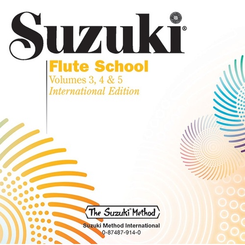 Suzuki Flute School Volume 3, 4 & 5 CD