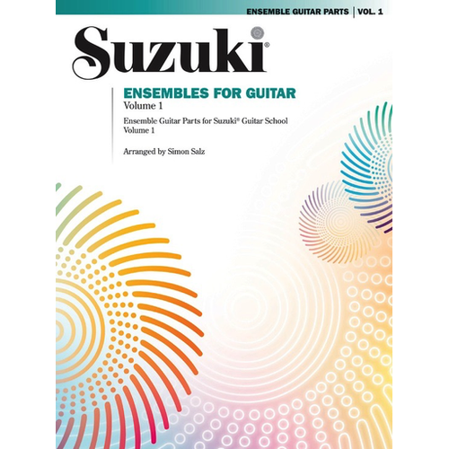 Suzuki Ensembles for Guitar Vol. 1 - Sheet Music and Method Book