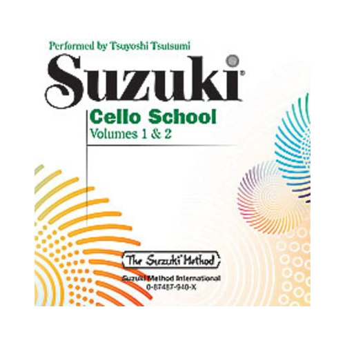 Suzuki Cello School Volumes 1-2 CD - Recorded by Tsuyoshi Tsutsumi, International Edition Summy Birchard 0940