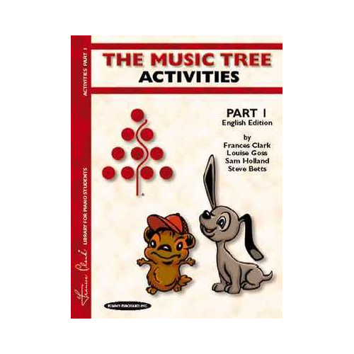 Music Tree Activities Book Part 1 - Piano by Clark/Goss/Holland/Betts Summy Birchard 0950ENG