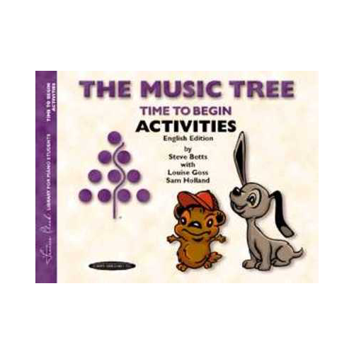 Music Tree Activities Book Time to Begin - Piano by Goss/Holland/Betts Summy Birchard 0953ENG