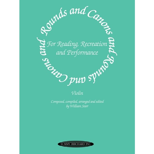 Rounds And Canons Violin Ensemble