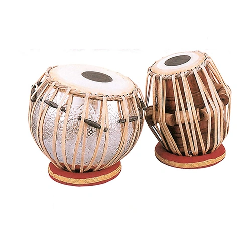 Professional Tabla Set with Thong Tension Tuning and Padded Bag