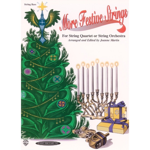 More Festive Strings For String Quartet Bass