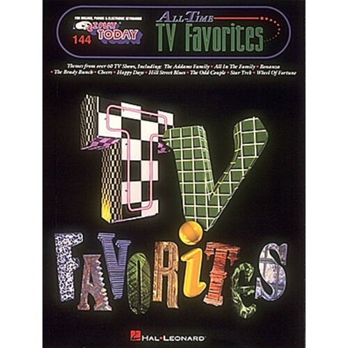 EZ Play 144 All Time TV Favorites (Softcover Book)