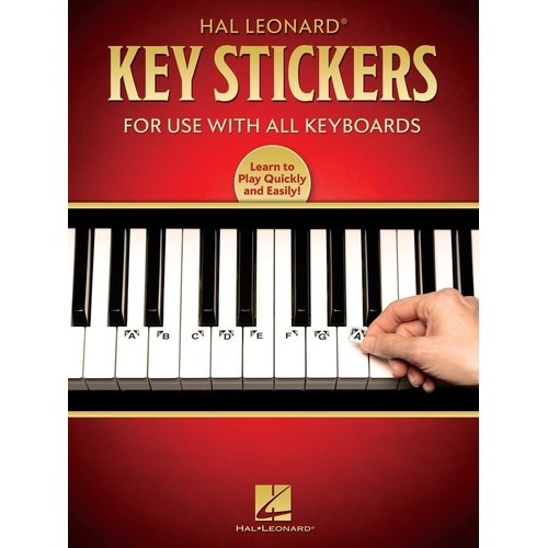 EZ Keyboard Stickers by Hal Leonard for All Keyboards