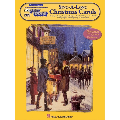 EZ Play 289 Sing A Long Christmas Carols (Softcover Book)