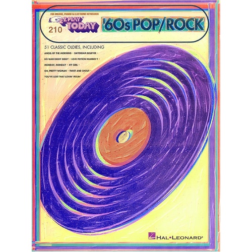 EZ Play 210 60s Pop Rock Hits (Softcover Book)