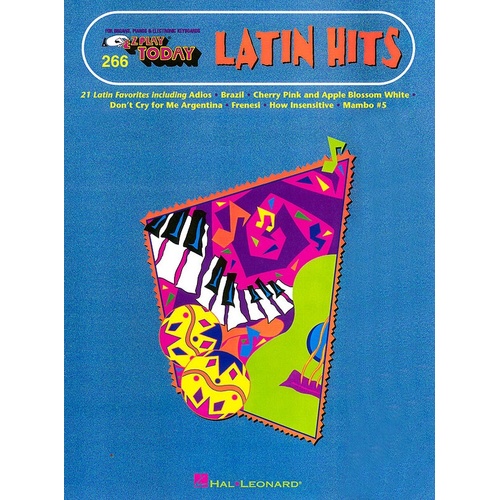 EZ Play 266 Latin Hits (Softcover Book)