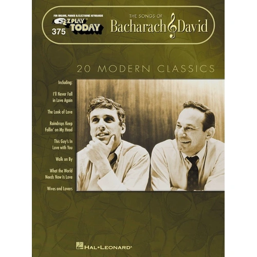 The Songs of Bacharach and David EZ Play 375