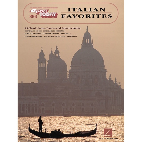 EZ Play 393 Italian Favorites (Softcover Book)