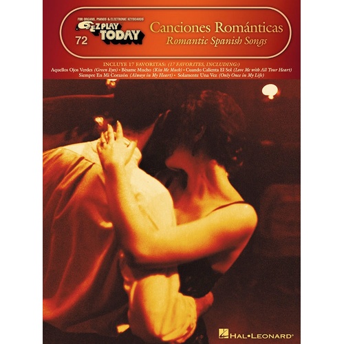 EZ Play 72 Canciones Romanticas (Softcover Book)