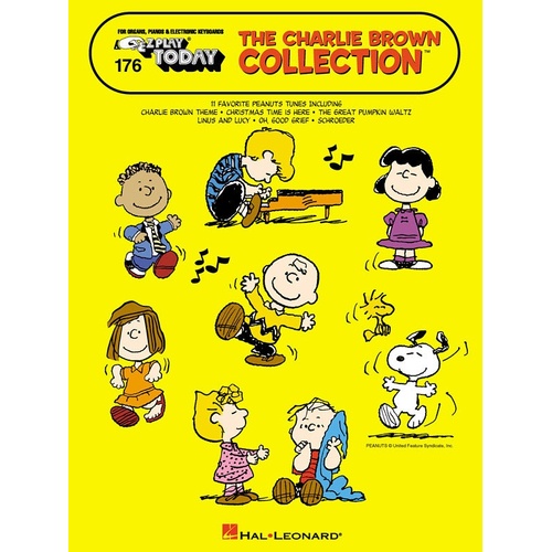 EZ Play 176 Charlie Brown Collection (Softcover Book)