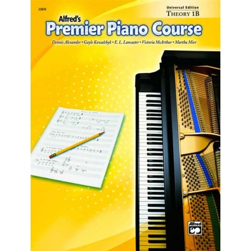 Premier Piano Course Theory Level 1B