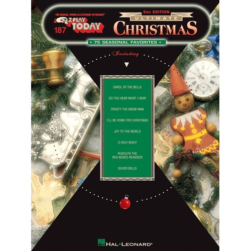 EZ Play 187 Ultimate Christmas Songs 3rd Ed (Softcover Book)