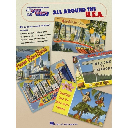 EZ Play 135 All Around The USA (Softcover Book)