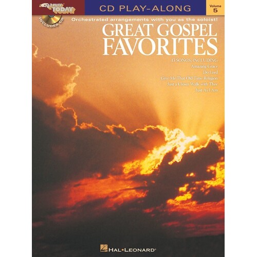 Great Gospel Fav EZ Play CD Play Along (Softcover Book/CD)