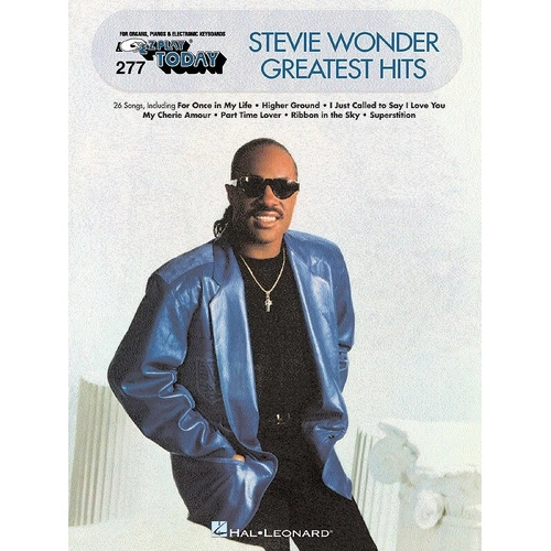 Stevie Wonder Greatest Hits E-Z Play 277 for Keyboard - 80 Pages