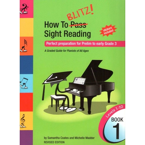 How To Blitz Sight Reading Book 1 Prel - Gr 3