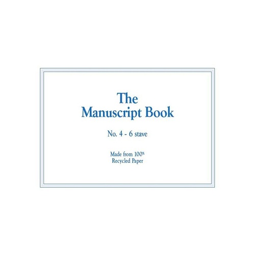 Manuscript Book 4 Interleaved Recycled 24Pp 6 Stav (Softcover Book)