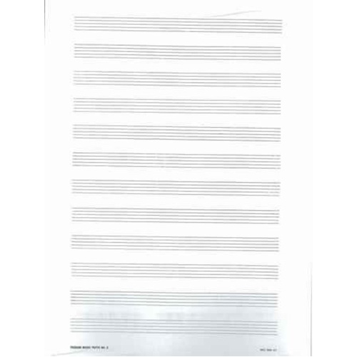 Manuscript Paper 25 Pack No 5 12 Stave