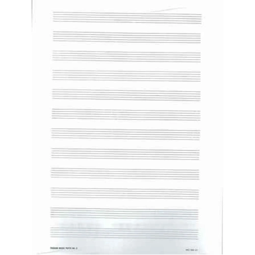 Manuscript Paper 25 Pack No 5 12 Stave