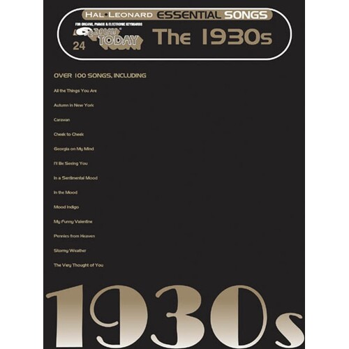 EZ Play 24 Essential Songs 1930S (O/P) (Softcover Book)