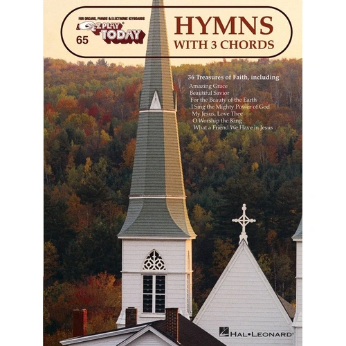 Hymns with 3 Chords EZ Play 65 - 36 Easy Keyboard Songs for Beginners