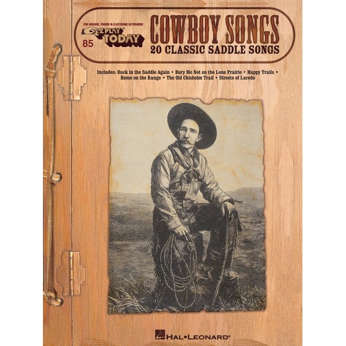 EZ Play 85 Cowboy Songs (Softcover Book)