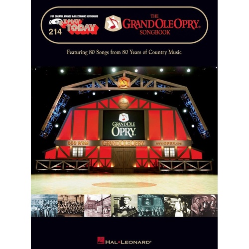 EZ Play 214 Grand Ole Opry Songbook (Softcover Book)