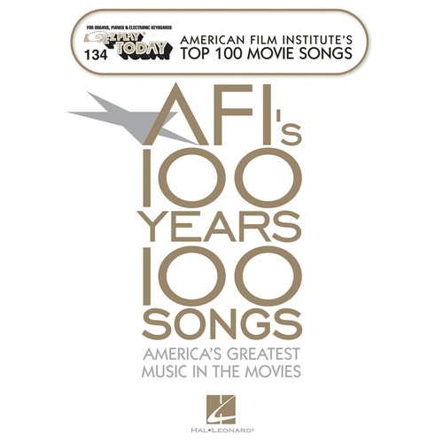 EZ Play 134 Top 100 Movie Songs (Afi) (Softcover Book)