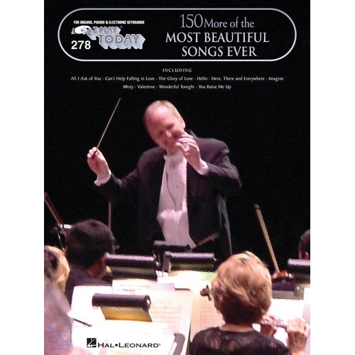 EZ Play 278 More Most Beautiful Songs Ever (Softcover Book)