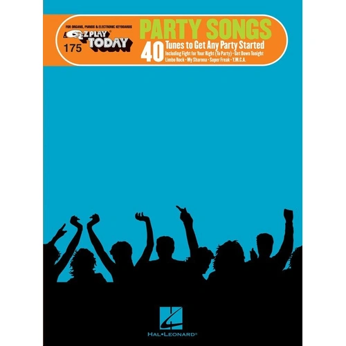 Party Songs EZ Play 175 for Keyboard by Hal Leonard, 144 Pages, Includes 40 Favorites